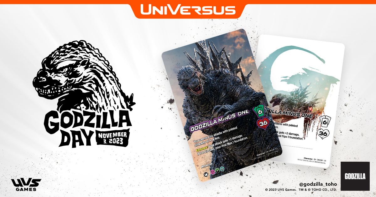 Godzilla Character card&nbsp;REVEALED!